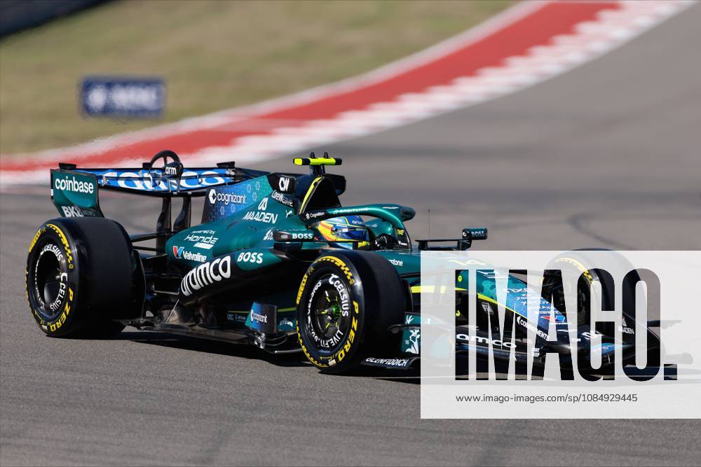 23rd October 2026; Circuit of the Americas, Austin, United States; Formula 1, United States Grand Prix, Free Practice Day; Fernando Alonso (14) of Spain and Aston Martin Aramco Formula One Team during Free Practice 1 BobxKupbens
