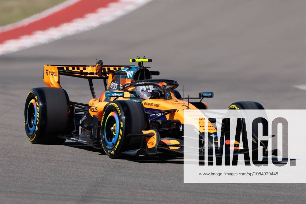 23rd October 2026; Circuit of the Americas, Austin, United States; Formula 1, United States Grand Prix, Free Practice Day; Lando Norris (1) of Great Britain and McLaren Mastercard F1 Team during Free Practice 1 BobxKupbens