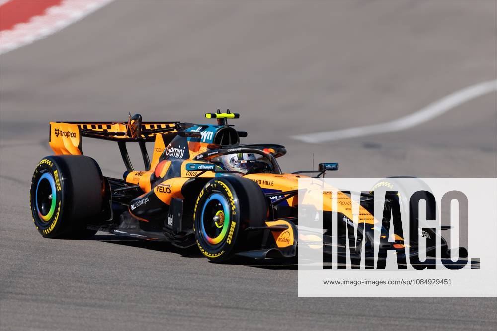 23rd October 2026; Circuit of the Americas, Austin, United States; Formula 1, United States Grand Prix, Free Practice Day; Lando Norris (1) of Great Britain and McLaren Mastercard F1 Team during Free Practice 1 BobxKupbens