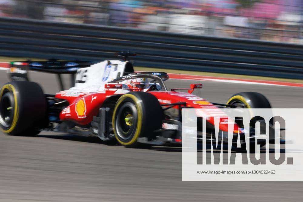23rd October 2026; Circuit of the Americas, Austin, United States; Formula 1, United States Grand Prix, Free Practice Day; Charles Leclerc (16) of Monaco and Scuderia Ferrari HP during Free Practice 1 BobxKupbens