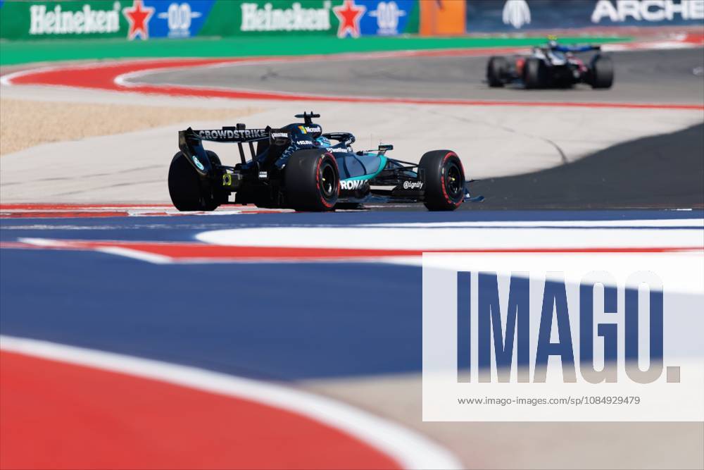 23rd October 2026; Circuit of the Americas, Austin, United States; Formula 1, United States Grand Prix, Free Practice Day; George Russell (63) of Great Britain and Mercedes-AMG PETRONAS Formula One Team during Free Practice 1 BobxKupbens