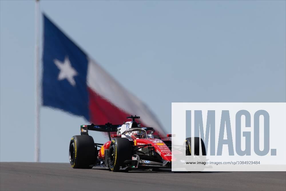 23rd October 2026; Circuit of the Americas, Austin, United States; Formula 1, United States Grand Prix, Free Practice Day; Charles Leclerc (16) of Monaco and Scuderia Ferrari HP during Free Practice 1 BobxKupbens