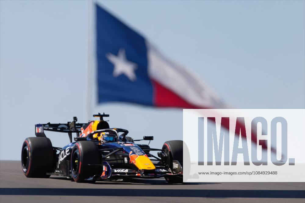 23rd October 2026; Circuit of the Americas, Austin, United States; Formula 1, United States Grand Prix, Free Practice Day; Max Verstappen (3) of the Netherlands and Oracle Red Bull Racing during Free Practice 1 BobxKupbens