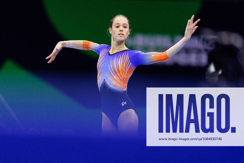 ROTTERDAM - Naomi Visser (NED) during the all-around final at the World Gymnastics Championships in Ahoy Rotterdam. IRIS VAN DEN BROEK ANP ANPxSportx IVx 573403099 originalFilename: 573403099