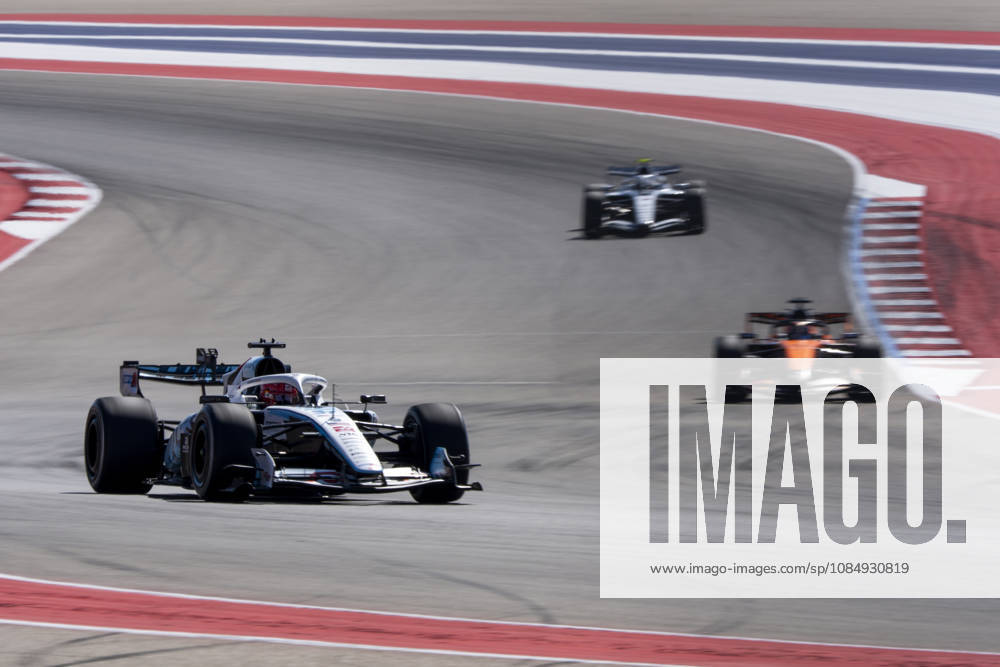 French Formula One driver Esteban Ocon of Haas F1 Team, Australian Formula One driver Oscar Piastri of McLaren F1 Team and Finnish Formula One driver Valteri Bottas of Cadillac F1 Team in action during the first free practice session of the Formula One United States Grand Prix at the Circuit of the Americas in Austin, Texas on Friday, October 23, 2026. AUS2026102341 GREGxNASH