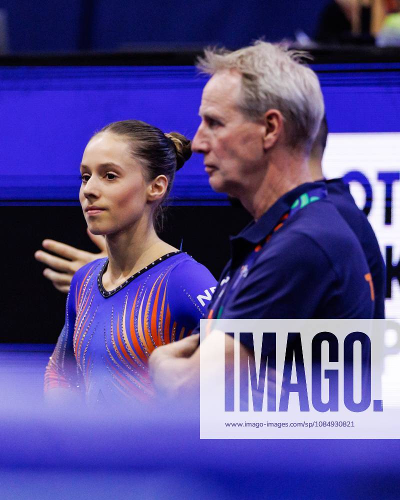 ROTTERDAM - Naomi Visser (NED) during the all-around final at the World Gymnastics Championships in Ahoy Rotterdam. IRIS VAN DEN BROEK ANP ANPxSportx IVx 573403118 originalFilename: 573403118