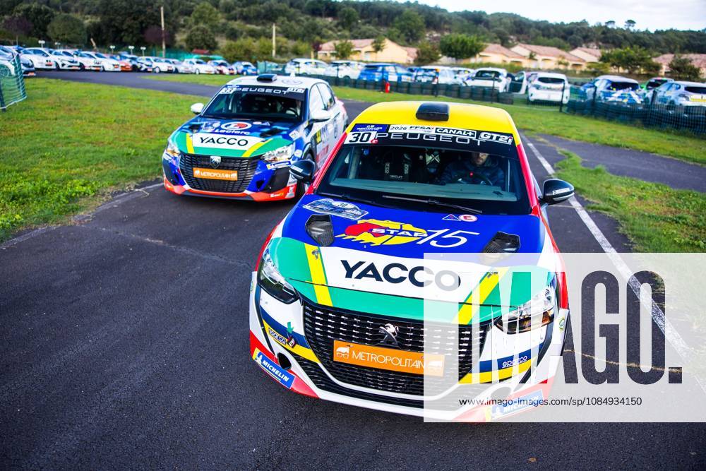 AUTO - CRITERIUM DES CEVENNES 2026 30 COSTES Loic, CASAYS Maëlle, Peugeot 208 Rally4, ambiance during the Critérium des Cévennes 2026, 8th round of the Championnat de France des Rallyes 2026, from October 23 to 24, 2026 in Brissac, France - BrissacFrance