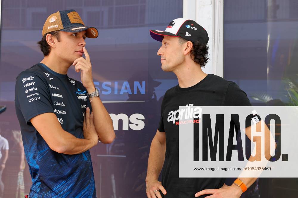 Alexander Albon from Thailand, Lorenzo Savadori from Italy during United States Grand Prix - Austin - Friday - Free Practice 1 at Circuit of the Americas (COTA) in Austin. Italy Sports - October 23, 2026 - ZUMAm313 20261023_zsp_m313_001