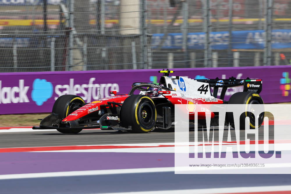 Lewis Hamilton from UK, driving the (44) Scuderia Ferrari HP SF-26 Ferrari during United States Grand Prix - Austin - Friday - Free Practice 1 at Circuit of the Americas (COTA) in Austin. Italy - ZUMAm313 20261023_zsp_m313_098