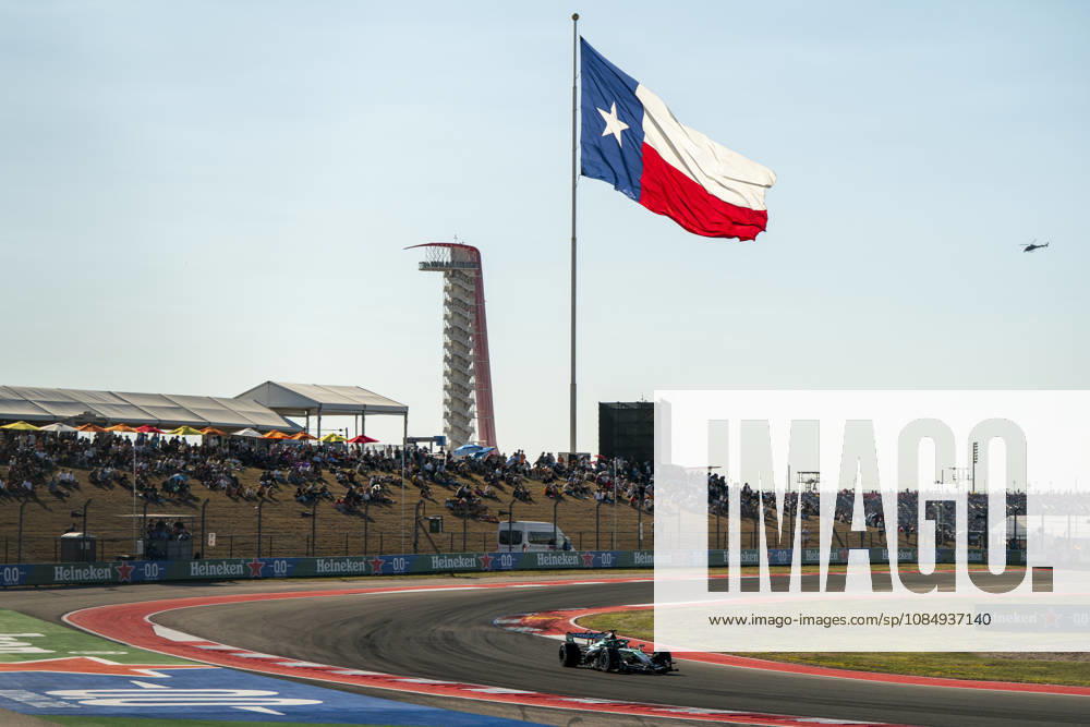 Canadian Formula One driver Lance Stroll of Aston Martin in action during the third free practice session of the Formula One United States Grand Prix at the Circuit of the Americas in Austin, Texas on Friday, October 23, 2026. AUS2026102353 GREGxNASH