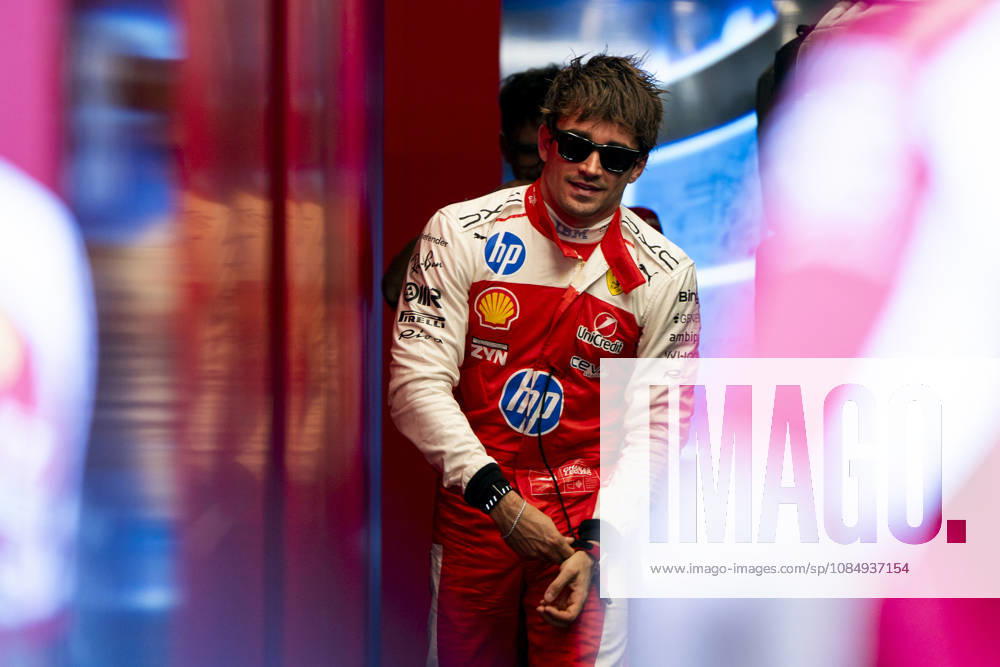 Monaco s Formula One driver Charles Leclerc of Scuderia Ferrari is seen following the third free practice session of the Formula One United States Grand Prix at the Circuit of the Americas in Austin, Texas on Friday, October 23, 2026. AUS2026102370 GREGxNASH