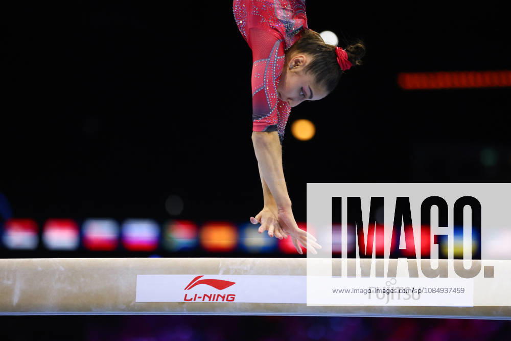 LIUDMILA ROSHCHINA of Team Russia competes on the Balance Beam during the Women s All-Around Final of the 54th Artistic Gymnastics World Championships at the Ahoy Arena in Rotterdam, Netherlands. Rotterdam Netherlands - ZUMAc179 20261023_zep_c179_206
