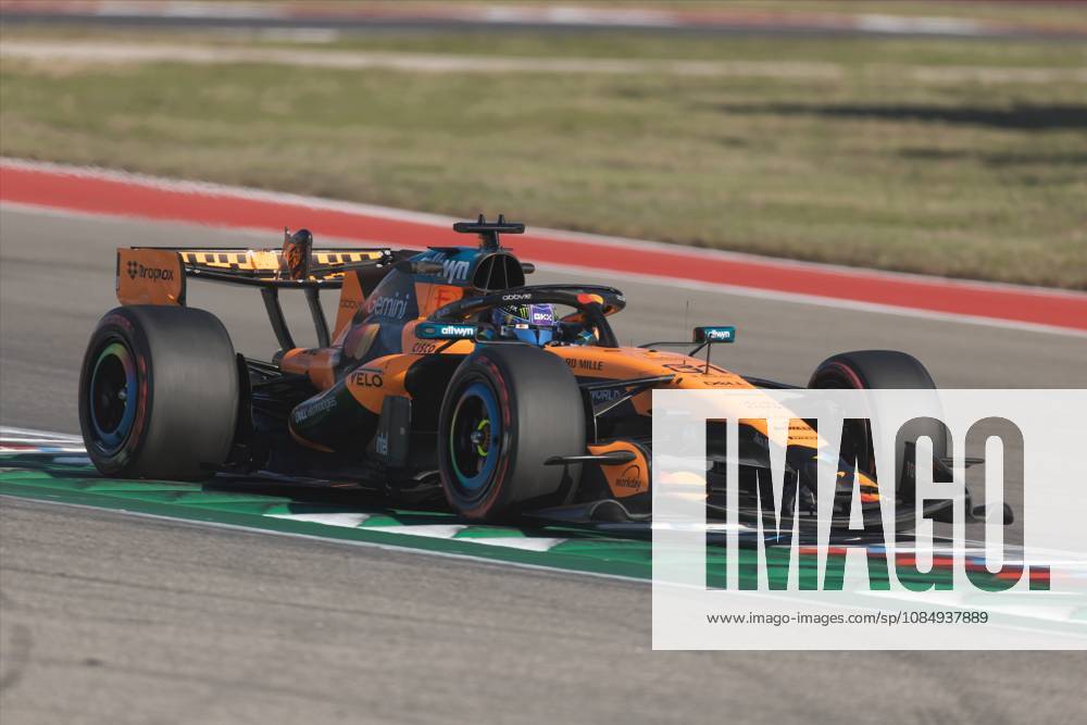 23rd October 2026; Circuit of the Americas, Austin, United States; Formula 1, United States Grand Prix, Free Practice Day; Oscar Piastri (81) of Australia and McLaren Mastercard F1 Team during FP2 BobxKupbens