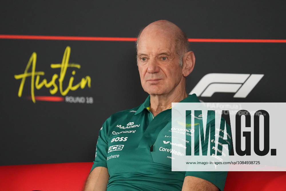 Adrian Newey Aston Martin Team Principal & Managing Technical Partner United Kingdom Free practice sessions at the Formula 1 United States Grand Prix at the Circuit of The Americas in Austin, Texas, USA, on October 23, 2026. 2026 Lubomir Asenov LAP.bg. All rights reserved.