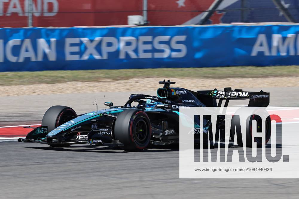 Circuit of the Americas (COTA) Austin - 23 10 2026: George Russell from UK, driving the (63) Mercedes-AMG PETRONAS F1 Team W17 Mercedes during the Formula 1 United States Grand Prix - Austin - Friday - Free Practice 1 at Circuit of the Americas (COTA) on 23 10 2026 in Austin. (Stefano Facchin Photography Alessio Morgese SPP)