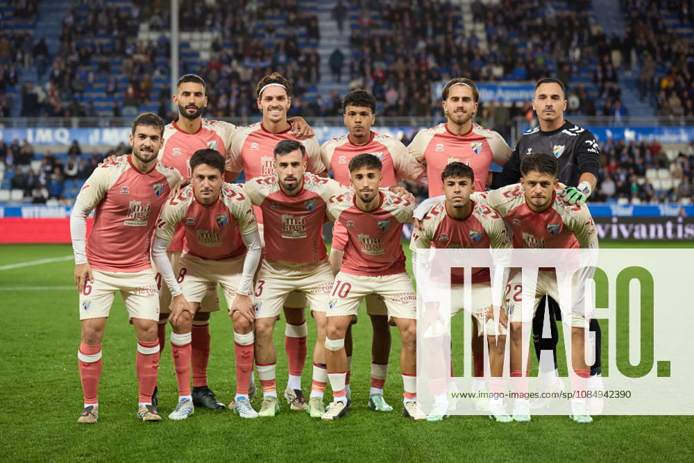 Deportivo Alaves v Malaga CF - LaLiga EA Sports Players of Malaga CF line up for a team photo during the LaLiga EA Sports match between Deportivo Alaves and Malaga CF at Mendizorrotza on October 23, 2026, in Vitoria, Spain. Vitoria Mendizorrotza Basque Country Spain RL_DALVvMCF_2K26_0001
