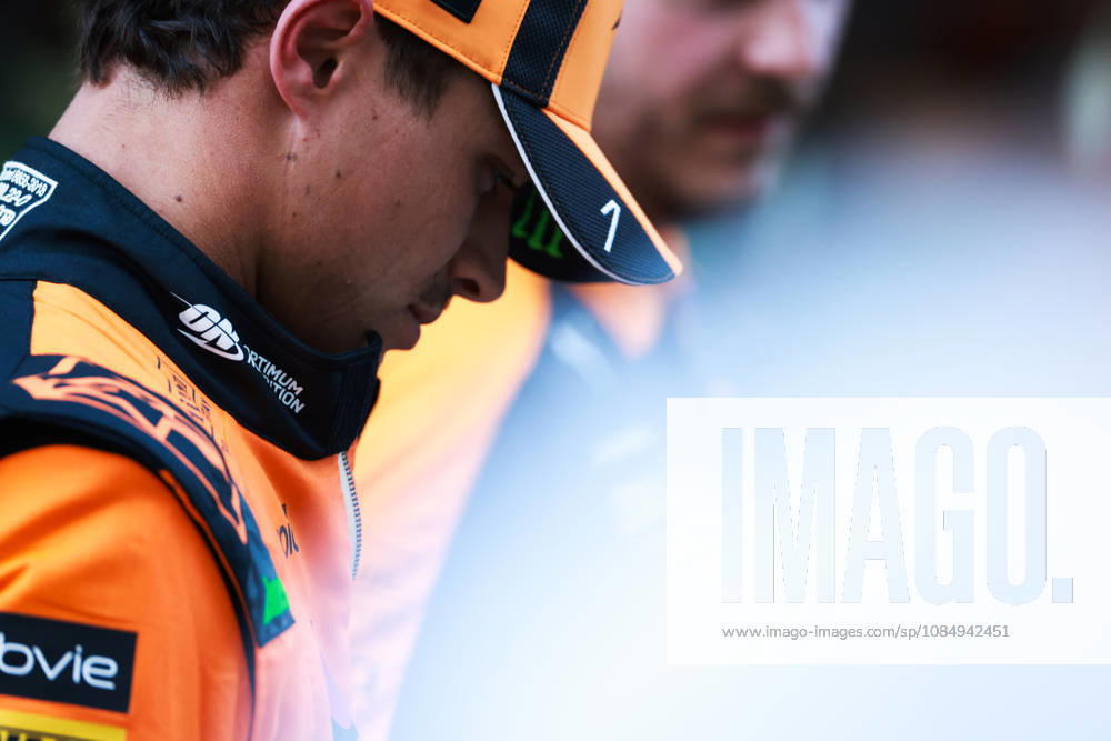 F1 Grand Prix Of USA - FP2 Lando Norris speaks to the press following the second of three practice sessions, FP2, ahead of the Formula 1 MSC Cruises United States Grand Prix at Circuit of the Americas in Austin, Texas, United States, on October 23, 2026. Austin, Texas United States