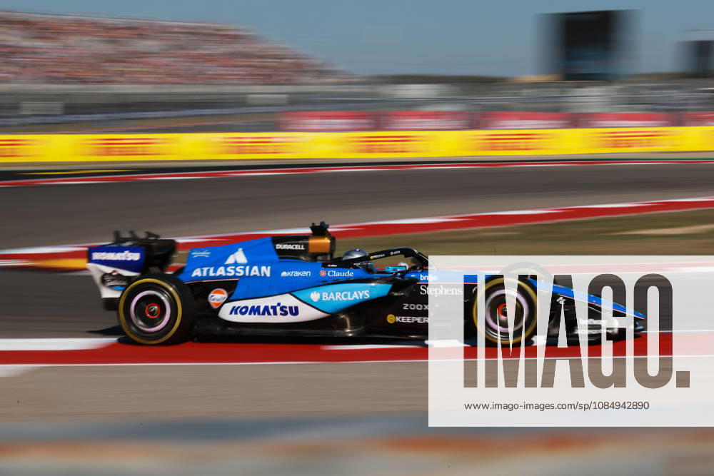 F1 Grand Prix Of USA - FP2 Alexander Albon drives during the second of three practice sessions, FP2, ahead of the Formula 1 MSC Cruises United States Grand Prix at Circuit of the Americas in Austin, Texas, United States, on October 23, 2026. Austin, Texas United States