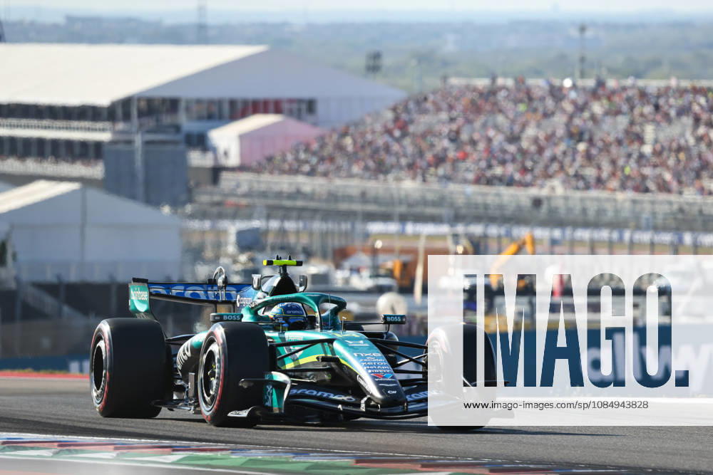 Fernando Alonso from Spain, driving the (14) Aston Martin Aramco F1 Team AMR26 Honda during United States Grand Prix - Austin - Friday - Free Practice 2 at Circuit of the Americas (COTA) in Austin. Italy Sports - October 24, 2026 - ZUMAm313 20261024_zsp_m313_024