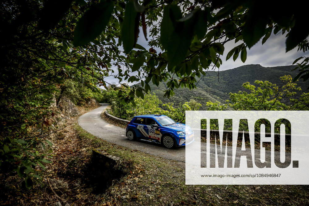 AUTO - CRITERIUM DES CEVENNES 2026 E4 JANEL Pascal, BERGER Jean-Pascal, Alpine A290 Rallye, action during the Critérium des Cévennes 2026, 8th round of the Championnat de France des Rallyes 2026, from October 23 to 24, 2026 in Brissac, France -