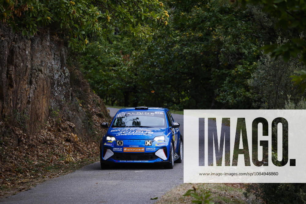 AUTO - CRITERIUM DES CEVENNES 2026 E8 JANVIER Philippe, DERORY Julie, Alpine A290 Rallye, action during the Critérium des Cévennes 2026, 8th round of the Championnat de France des Rallyes 2026, from October 23 to 24, 2026 in Brissac, France -
