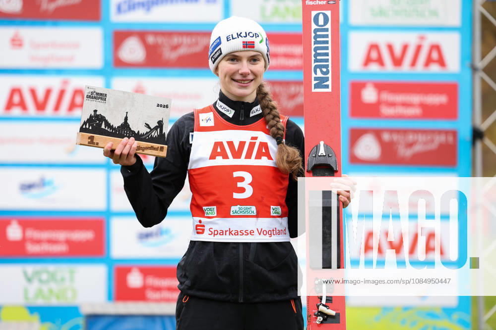 Ski Jumping, Women, FIS Summer Grand Prix, 2026 Season, Individual Final: Ingvild Synnoeve Midtskogen (NOR) at the Vogtland Arena in Klingenthal, Saxony, Germany