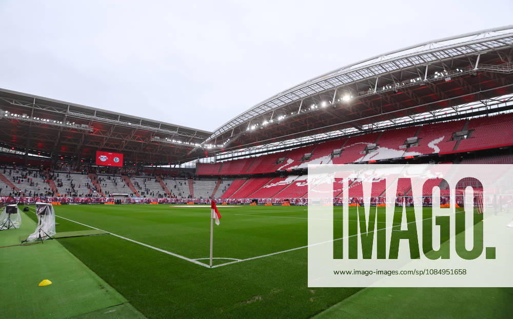 RB Leipzig vs. Elversberg, Bundesliga, Leipzig, October 24, 2026, Red Bull Arena, Soccer, Bundesliga, Matchday 7, RB Leipzig vs. SV 07 Elversberg, Pictured: A view of the rain-soaked Red Bull Arena, Picture Point