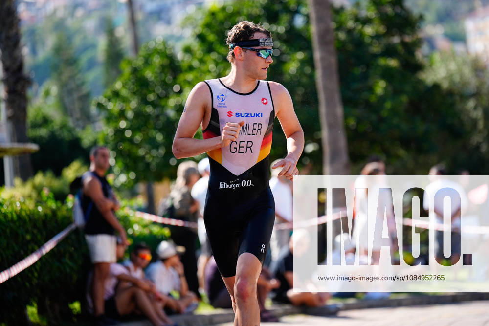 2026 Europe Triathlon Cup Alanya ANTALYA, TURKEY - OCTOBER 24: Jan Semmler of Germany competes in the run leg during the elite men race of 2026 Europe Triathlon Cup Alanya on October 24, 2026 in Antalya, Turkey. Antalya Turkey
