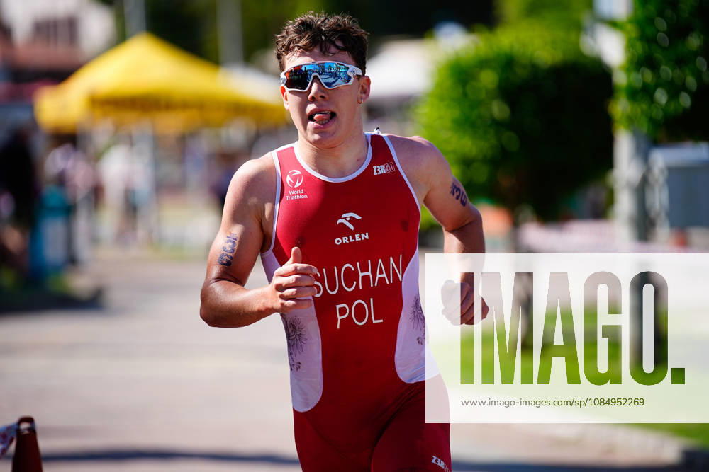 2026 Europe Triathlon Cup Alanya ANTALYA, TURKEY - OCTOBER 24: Jakub Suchan of Poland competes in the run leg during the elite men race of 2026 Europe Triathlon Cup Alanya on October 24, 2026 in Antalya, Turkey. Antalya Turkey