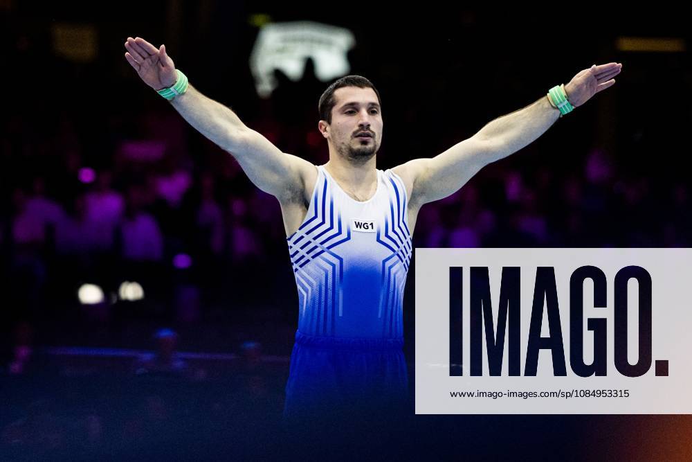 ROTTERDAM - Yahor Sharamkou (WG1) in action during the floor apparatus final at the World Gymnastics Championships in Rotterdam Ahoy. IRIS VAN DEN BROEK ANP ANPxSportx IVx 573462359 originalFilename: 573462359