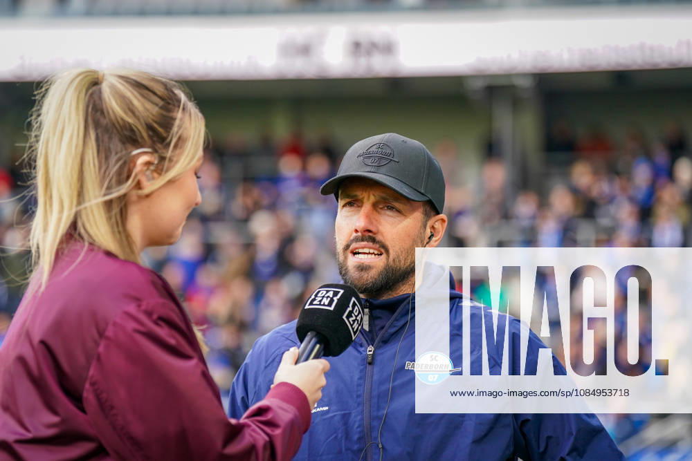 German Soccer Bundesliga 2026–2027, Matchday 7: SC Paderborn vs. Hamburger SV at Home Deluxe Arena in Paderborn; Ralf Kettemann, Paderborn Coach, TV Interview on DAZN