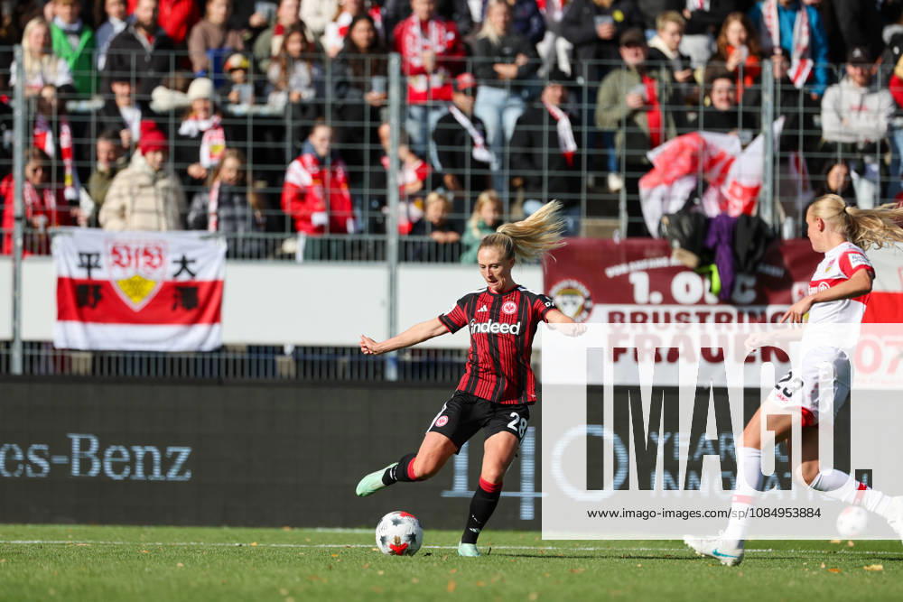 Rebecka Blomqvist, Eintracht Frankfurt, 28, GER, VfB Stuttgart vs. Eintracht Frankfurt, Soccer, Women s Bundesliga, Matchday 8, 2026–2027 season, October 24, 2026 DFL regulations prohibit any use of photographs as image sequences and or quasi-video GER, VfB Stuttgart vs. Eintracht Frankfurt, Soccer, Women s Bundesliga, Matchday 8, 2026–2027 season, October 24, 2026, Stuttgart