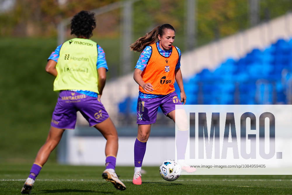 Aleksandra Zaremba Kupiec of Costa Adeje Tenerife warms up during the Spanish Women League, Liga F, football match between Real Madrid and CD Costa de Adeje Tenerife at Alfredo Di Stefano stadium on October 24, 2026, in Valdebebas, Madrid, Spain. Real Madrid V CD Costa De Adeje Tenerife - Liga F - ZUMAa181 20261024_zaa_a181_143