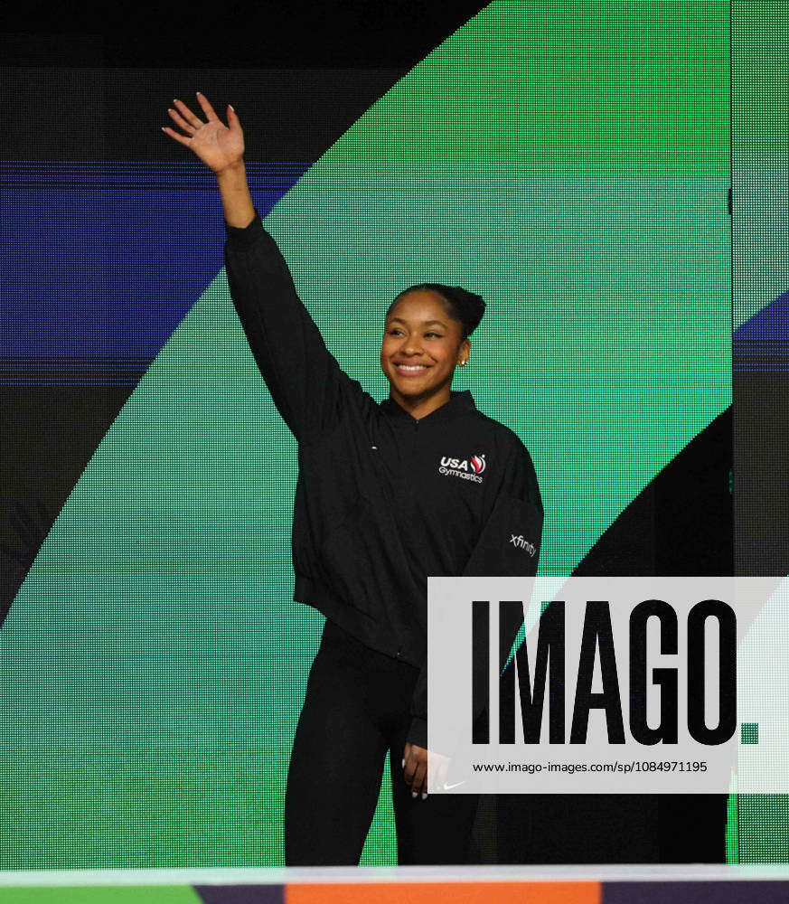 Skye Blakely of the U.S. wins bronze on the rings during the Artistic Gymnastics competition on Day 8 of the World Championships at Ahoy in Rotterdam, Netherlands, on October 24, 2026. DeFodi Images