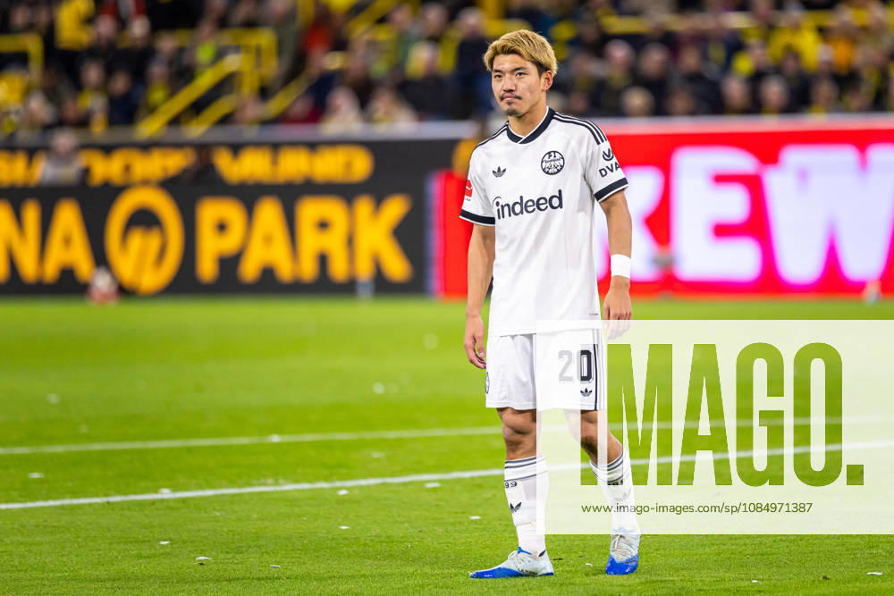 Ritsu Doan, Eintracht Frankfurt, 20, reacts GER, Borussia Dortmund vs. Eintracht Frankfurt, Soccer, Bundesliga, Matchday 7, 2026–2027 season, October 24, 2026 DFL regulations prohibit any use of photographs as image sequences and or quasi-video GER, Borussia Dortmund vs. Eintracht Frankfurt, soccer, Bundesliga, Matchday 7, 2026–2027 season, October 24, 2026 Dortmund