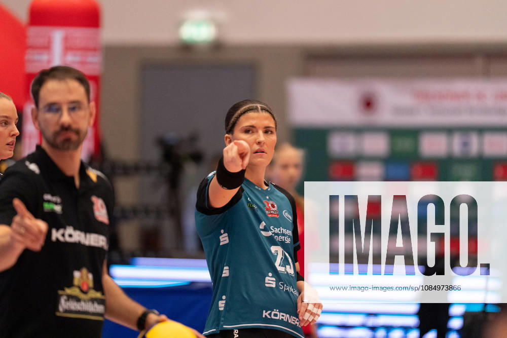 Pictured: Mackenzie Foley, 23, Dresdner SC, October 24, 2026; Dresdner SC Binder Blaubären vs. TSV Flacht, DEKRA 1 Bundesliga Women, Volleyball, Germany, Dresden, Cyberport Arena