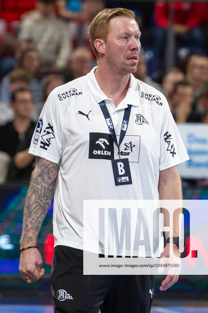Boerge Lund, THW Kiel, Coach (GER), HC Erlangen vs. THW Kiel, Handball, Opel Handball Bundesliga, Matchday 10, 2026–2027 Season, October 24, 2026 (GER), HC Erlangen vs. THW Kiel, Handball, Opel Handball Bundesliga, Matchday 10, 2026–2027 Season, October 24, 2026, Nuremberg
