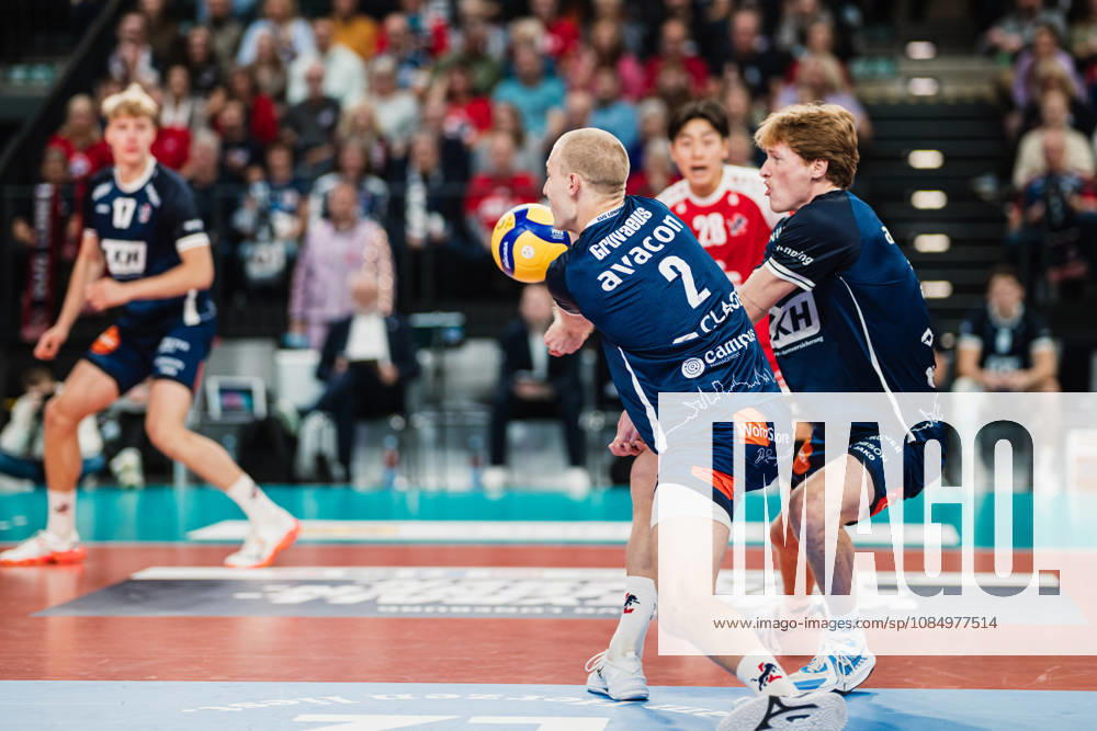 VBL SVG Lüneburg vs. SV Warnemünde, October 24, 2026, Daniel Gruvaeus 2, SVG Lüneburg Volleyball, Bundesliga, Matchday 2, SVG Lüneburg vs. SV Warnemünde on October 24, 2026, at the LKH Arena, Lüneburg