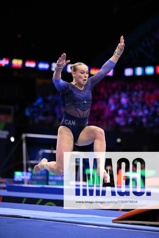 IPA90122691 - BLACK Elsabeth (CAN) performs the vault during the 54th Artistic Gymnastics World Championships in Rotterdam, Netherlands, on October 24, 2026