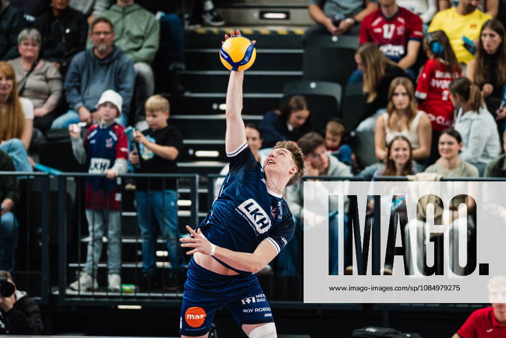 VBL SVG Lüneburg vs. SV Warnemünde, October 24, 2026, Lovis Homberger 6, SVG Lüneburg Volleyball, Bundesliga, Matchday 2, SVG Lüneburg vs. SV Warnemünde on October 24, 2026, at the LKH Arena, Lüneburg
