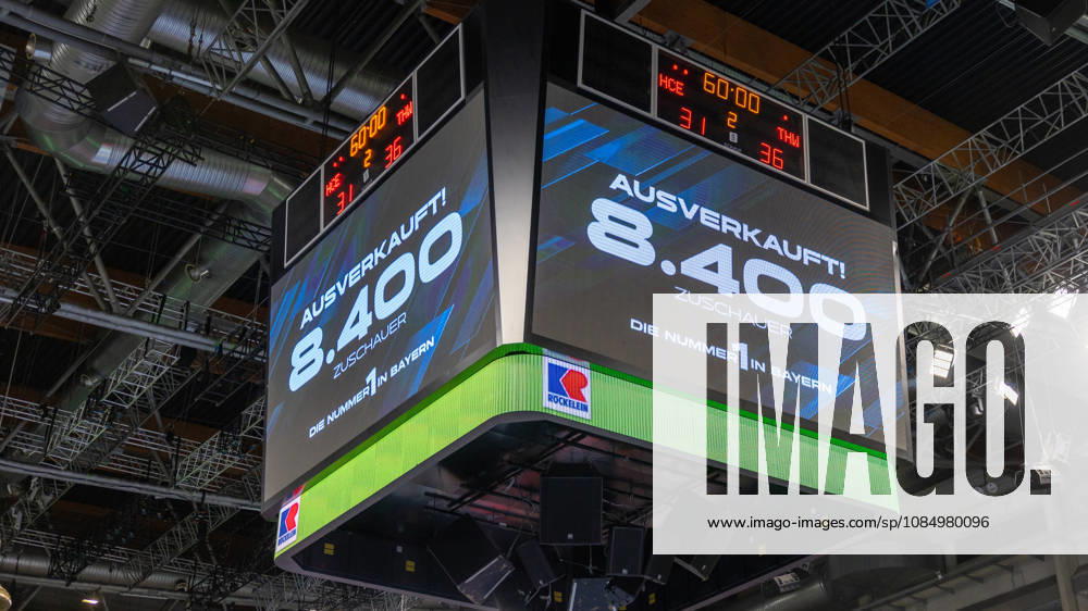 Sold-out PSD Bank Arena in Nuremberg with 8,400 spectators (GER), HC Erlangen vs. THW Kiel, Handball, Opel Handball Bundesliga, Matchday 10, 2026–2027 Season, October 24, 2026 (GER), HC Erlangen vs. THW Kiel, Handball, Opel Handball Bundesliga, Matchday 10, 2026–2027 season, October 24, 2026, Nuremberg