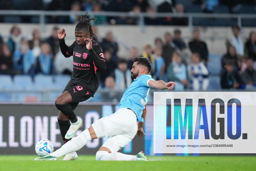 Parma’s El Bilal Toure Lazio’s Josip Sutalo during the Serie A EniLive soccer match between Lazio and Parma at the Rome s Olympic stadium, Italy - Saturday October 23, 2026 - Soccer ( Photo by Alfredo Falcone LaPresse )