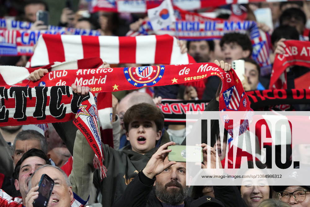 ATLETICO DE MADRID v RC DEPORTIVO DE A CORUNA. LA LIGA 2026 2027. ROUND 10. Atletico de Madrid s supporters during La Liga match. October 24, 2026. (ALTERPHOTOS Acero) MadridSpain