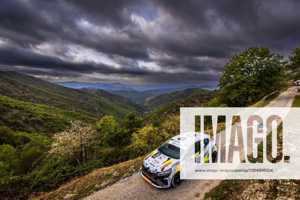 AUTO - CRITERIUM DES CEVENNES 2026 48 GUIBAL Loan, RANCHARD Lohan, Renault Clio Rally5, action during the Critérium des Cévennes 2026, 8th round of the Championnat de France des Rallyes 2026, from October 23 to 24, 2026 in Brissac, France - BrissacFrance