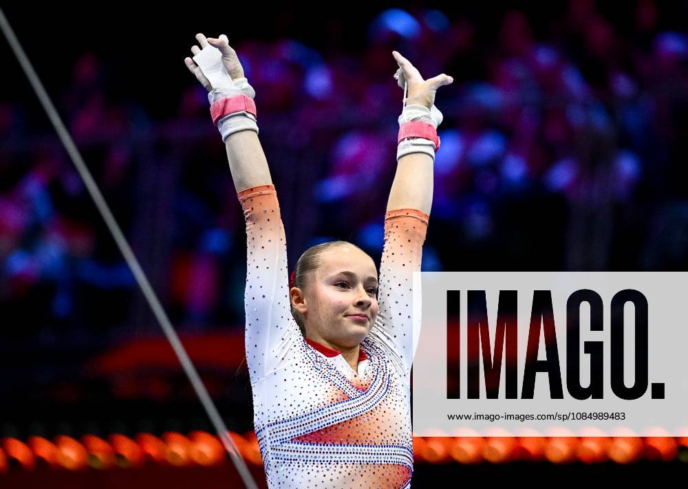 Netherlands Artistic Gymnastics World Championships 9272499 24.10.2026 France s Elena Colas competes in the women s uneven bars final at the 2026 World Artistic Gymnastics Championships in Rotterdam, the Netherlands. Alexey Filippov Sputnik Rotterdam Netherlands