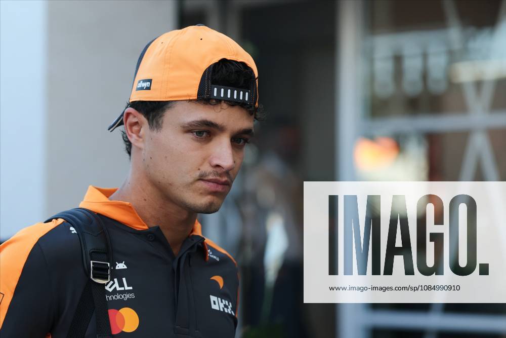 24th October 2026; Circuit of the Americas, Austin, United States; Formula 1, United States Grand Prix, Qualifying Day; Lando Norris (1) of Great Britain and McLaren Mastercard F1 Team enters the paddock VincentxCuono