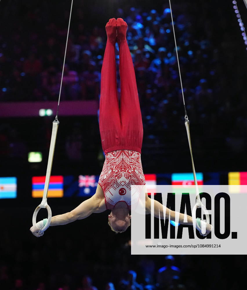 Mehmet Ayberk Kosak of Turkey on the parallel bars during the artistic gymnastics competition on Day 8 of the World Championships at Ahoy in Rotterdam, Netherlands, on October 24, 2026. DeFodi Images