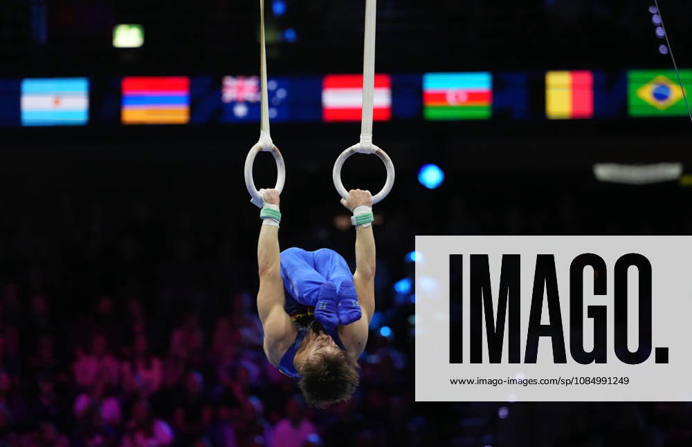 Glen Cuyle of Belgium on the parallel bars during the artistic gymnastics competition on Day 8 of the World Championships at Ahoy in Rotterdam, Netherlands, on October 24, 2026. DeFodi Images