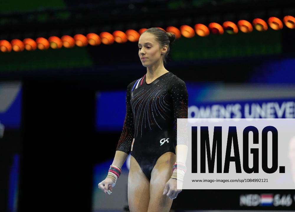 Naomi Visser of the Netherlands during the artistic gymnastics competition on Day 8 of the World Championships at Ahoy in Rotterdam, the Netherlands, on October 24, 2026. DeFodi Images