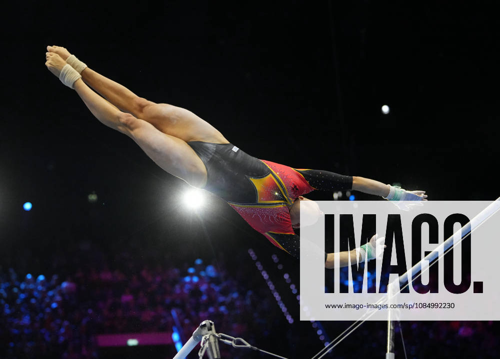 Helen Kevric of Germany wins silver in the floor exercise during the Artistic Gymnastics competition on Day 8 of the World Championships at Ahoy in Rotterdam, Netherlands, on October 24, 2026. DeFodi Images